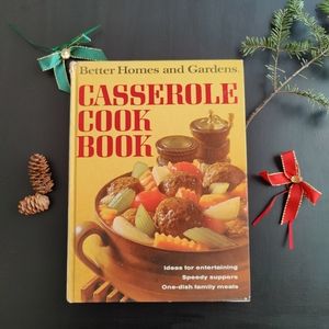 vintage cookbook | Better Homes & Gardens | Casserole cookbook 1968
